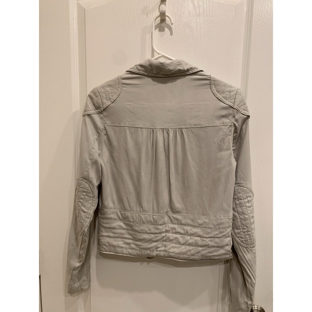 Tart Collections Biker Style Light Soft Wear Asymmetrical Style Jacket Sz S - Picture 2 of 4
